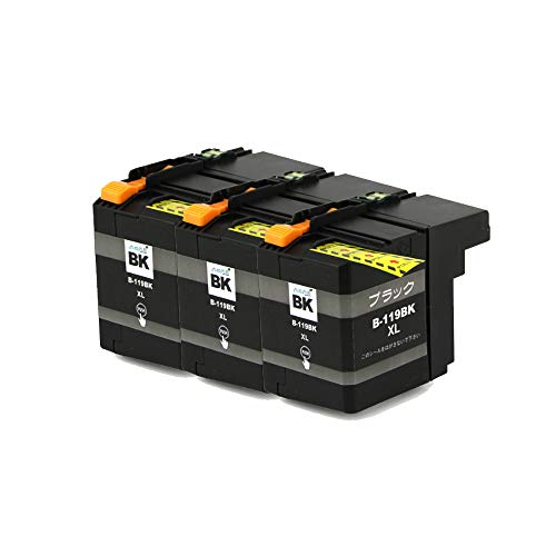 Amazon.co.jp: brother ブラザー LC119BK (B-119BK) - 3本セット 大
